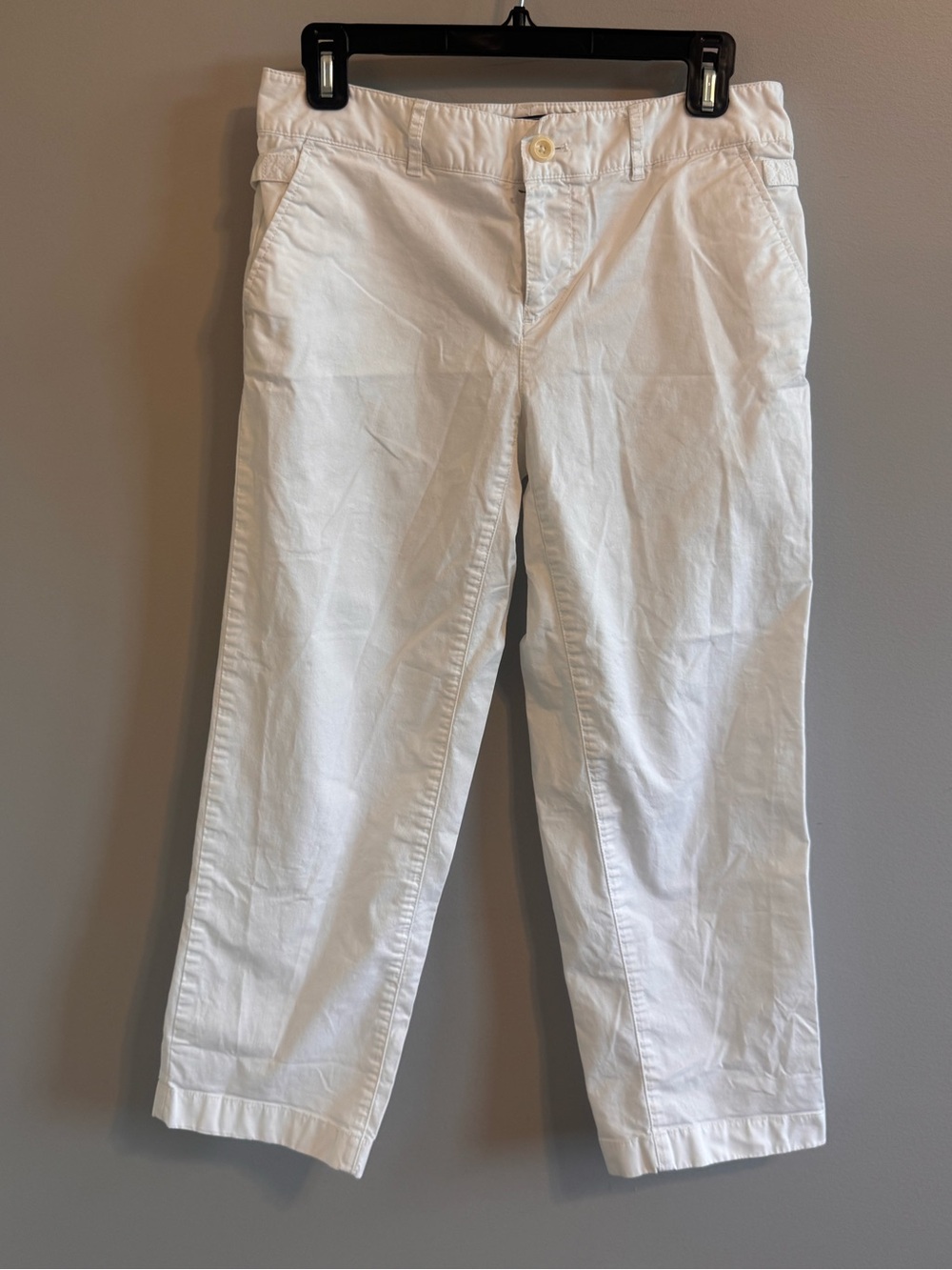 Vineyard‎ Vines White Cropped Stretch Chino Pants Women’s Size 4